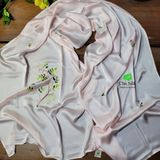  Khăn choàng tơ tằm cao cấp thêu tay độc bản 