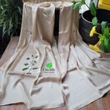  Khăn choàng tơ tằm cao cấp thêu tay độc bản 