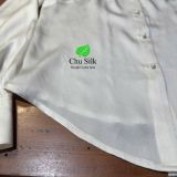  Áo sơ mi tơ tằm cao cấp định lượng 19mm thuần Việt 