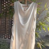  Váy cổ đổ tơ tằm cao cấp định lượng 19mm thuần Việt- 260124 