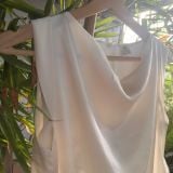  Váy cổ đổ tơ tằm cao cấp định lượng 19mm thuần Việt- 260124 