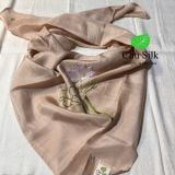  KHĂN LỤA VUÔNG TƠ TẰM THÊU TAY 