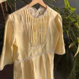  Váy tơ tằm nguyên bản  phối ren 