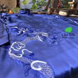  ÁO NGŨ THÂN TƠ TẰM THÊU RỒNG VIỆT 