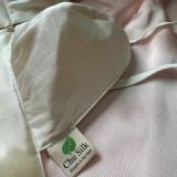  Áo Bra tơ tằm Chu Silk phiên bản cao cấp thượng hàng với cúc ngọc trai phía trước 