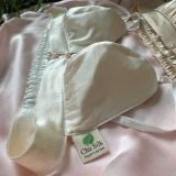  Áo Bra tơ tằm Chu Silk phiên bản cao cấp thượng hàng với cúc ngọc trai phía trước 