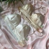  Áo Bra tơ tằm Chu Silk phiên bản cao cấp thượng hàng với cúc ngọc trai phía trước 
