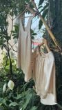  Bộ quần áo ngủ lụa tơ tằm thượng hạng màu nude 