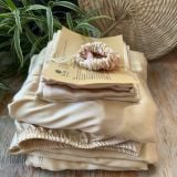  Bộ chăn ga ga gối tơ tằm 5 món thượng hạng Chu Silk cho giường đôi 