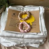  Bộ chăn ga ga gối tơ tằm 5 món thượng hạng Chu Silk cho giường đôi 