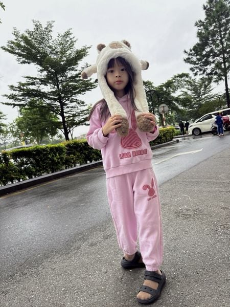  Bộ nỉ bé gái hình thỏ đáng yêu S185 