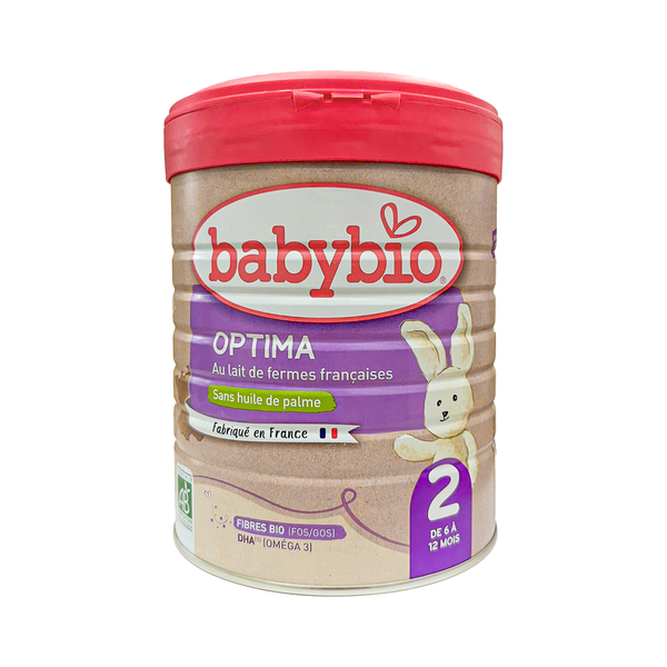Sản phẩm dinh dưỡng: Baby Bio OPTIMA 2 de 6 à 12 mois 800g