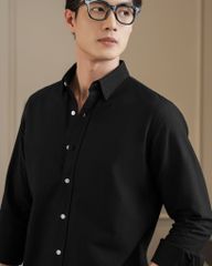 Áo Sơ Mi Nam By Cotton Oxford Đen
