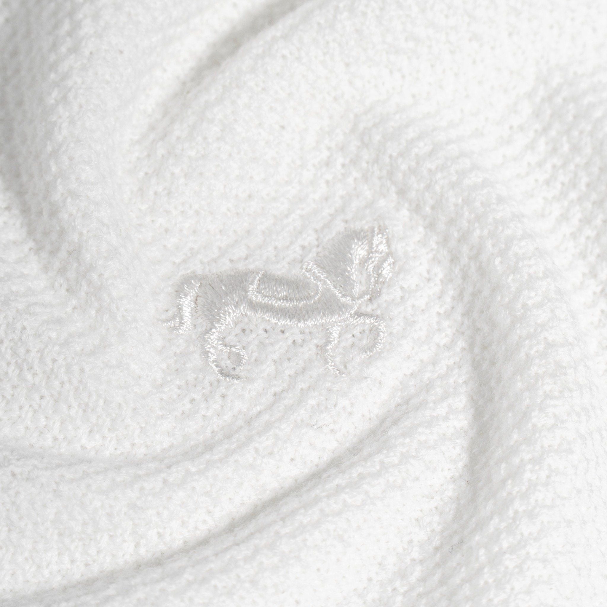 Áo Polo Dệt Kim By Cotton Cao Cấp Màu Trắng SS2