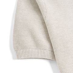 Áo Polo Dệt Kim By Cotton Melange Be