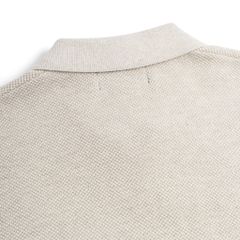 Áo Polo Dệt Kim By Cotton Melange Be