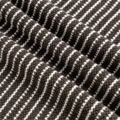 Áo Polo Dệt Kim By Cotton Melange Sọc Nhỏ Nâu