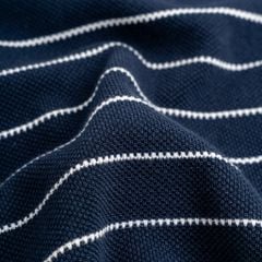 Áo Polo Dệt Kim By Cotton Melange X.Đen Sọc To