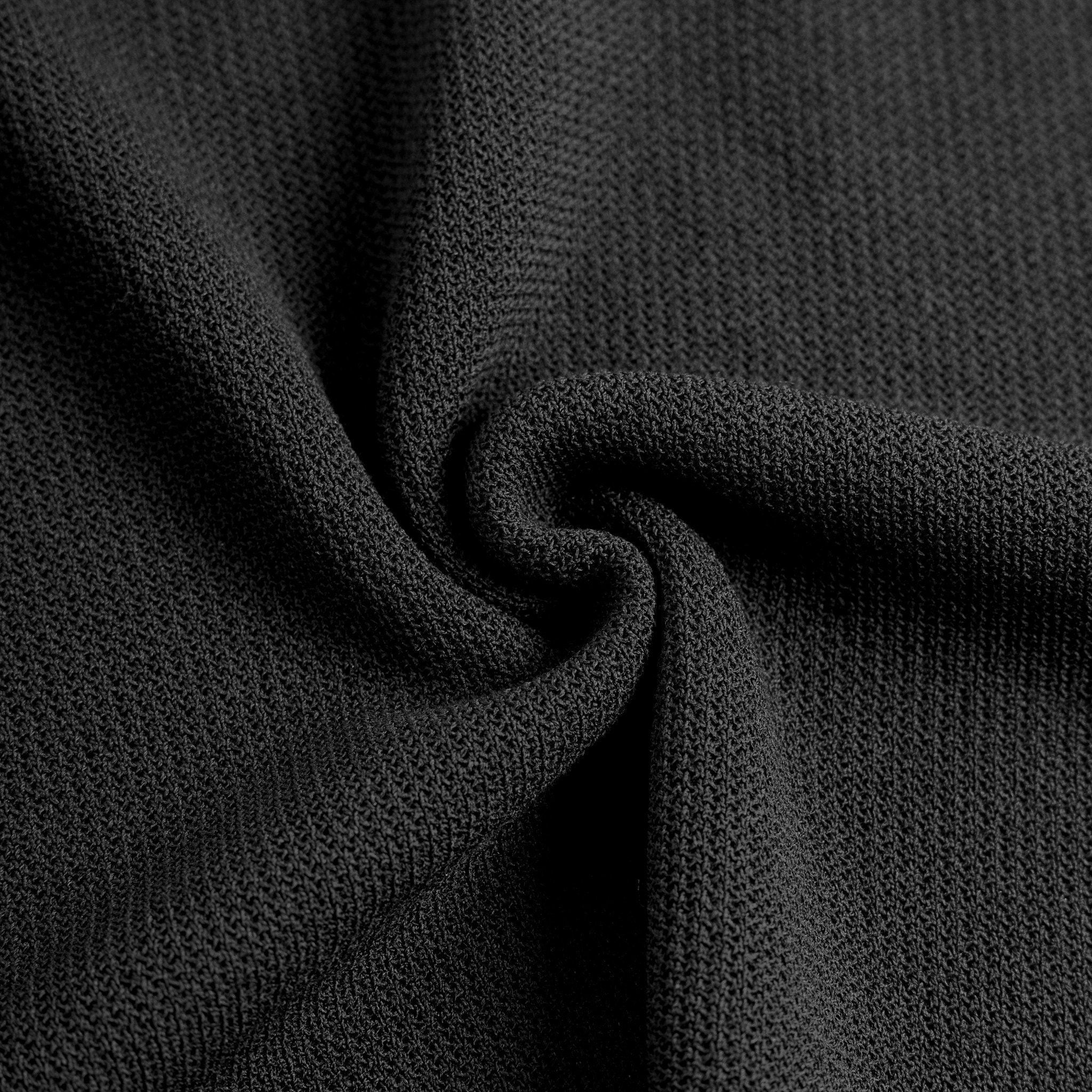 Áo Polo Dệt Kim By Cotton Visco Đen