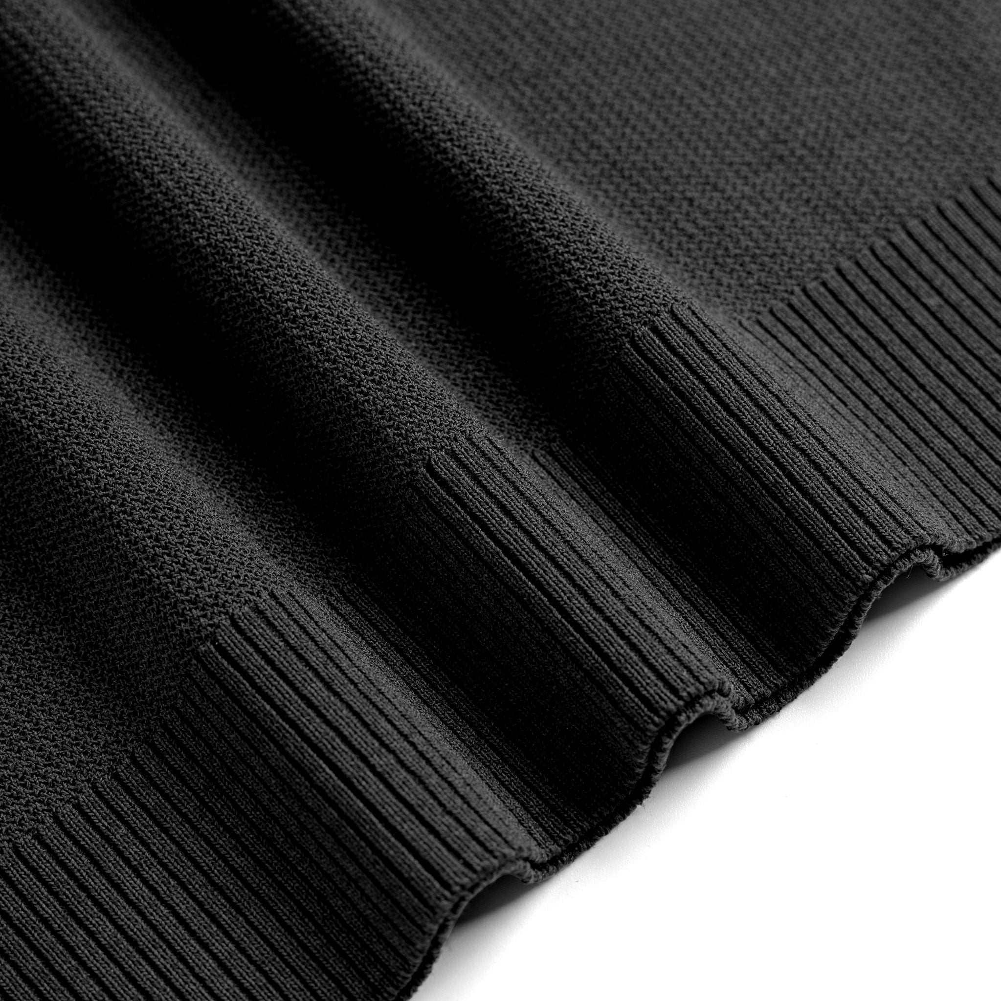 Áo Polo Dệt Kim By Cotton Visco Đen