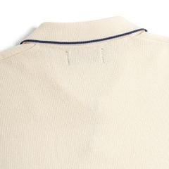 Áo Polo Dệt Kim By Cotton Visco Kem Đậm