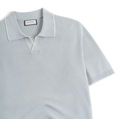 Áo Polo Dệt Kim By Cotton Visco Xanh Đậu