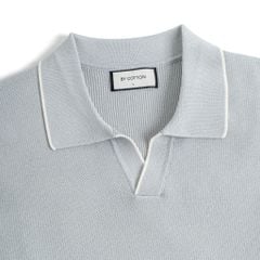 Áo Polo Dệt Kim By Cotton Visco Xanh Đậu