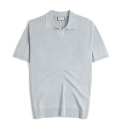 Áo Polo Dệt Kim By Cotton Visco Xanh Đậu