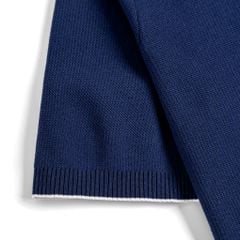 Áo Polo Dệt Kim By Cotton Visco Xanh Đen