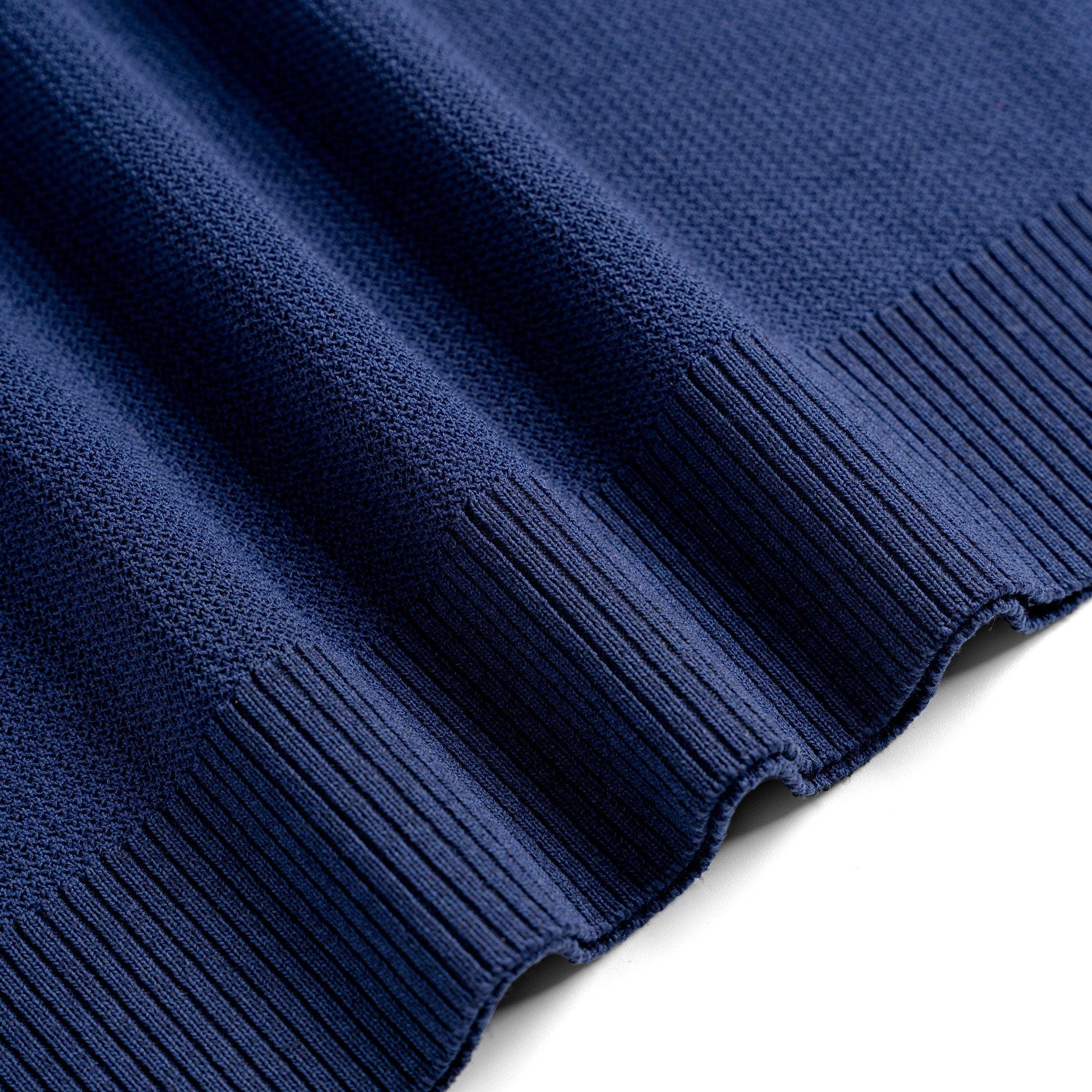 Áo Polo Dệt Kim By Cotton Visco Xanh Đen