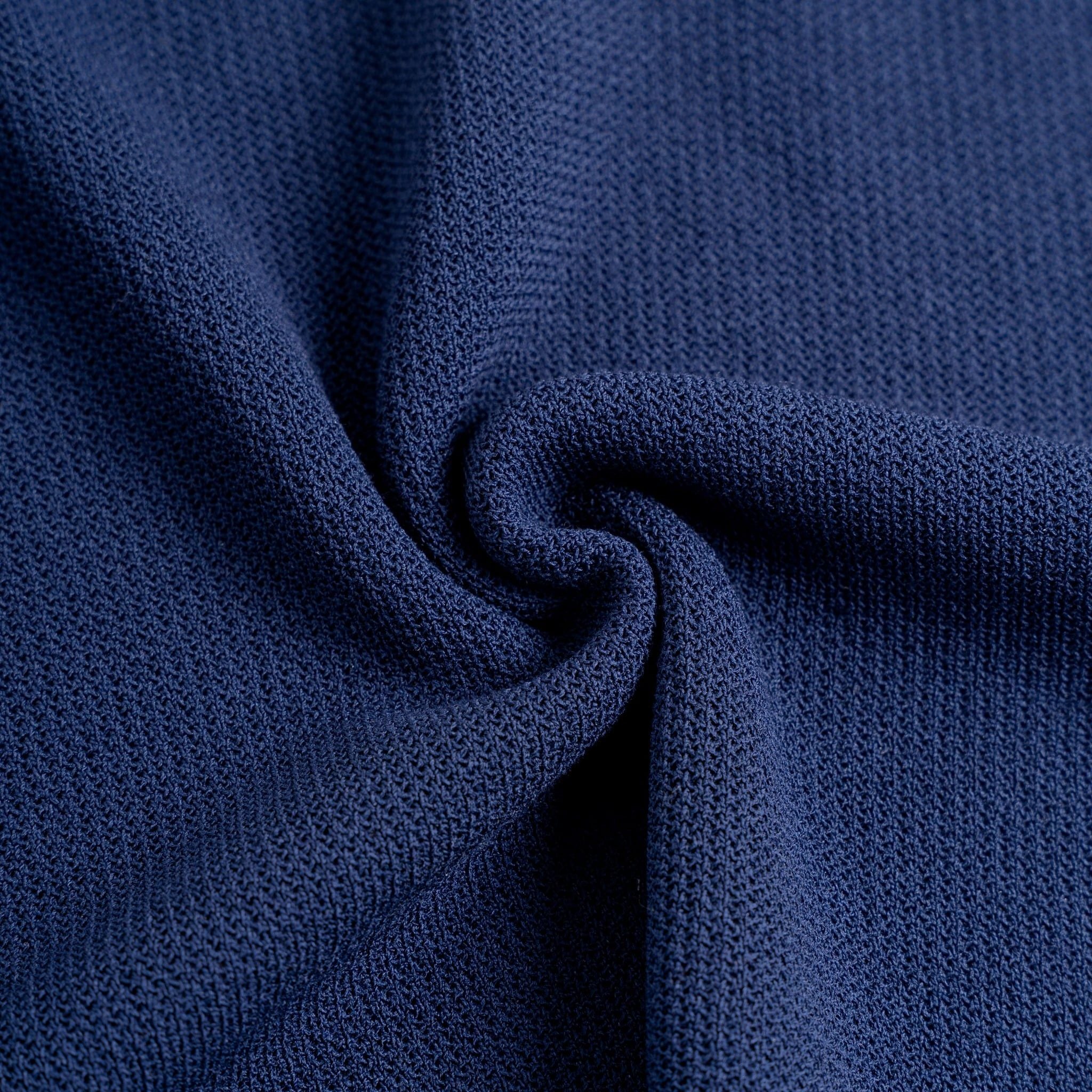 Áo Polo Dệt Kim By Cotton Visco Xanh Đen