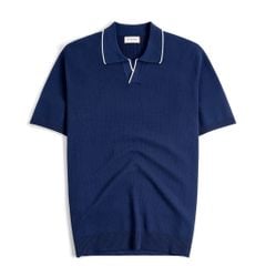 Áo Polo Dệt Kim By Cotton Visco Xanh Đen