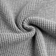 Áo Polo Dệt Kim By Cotton Waffle Xám