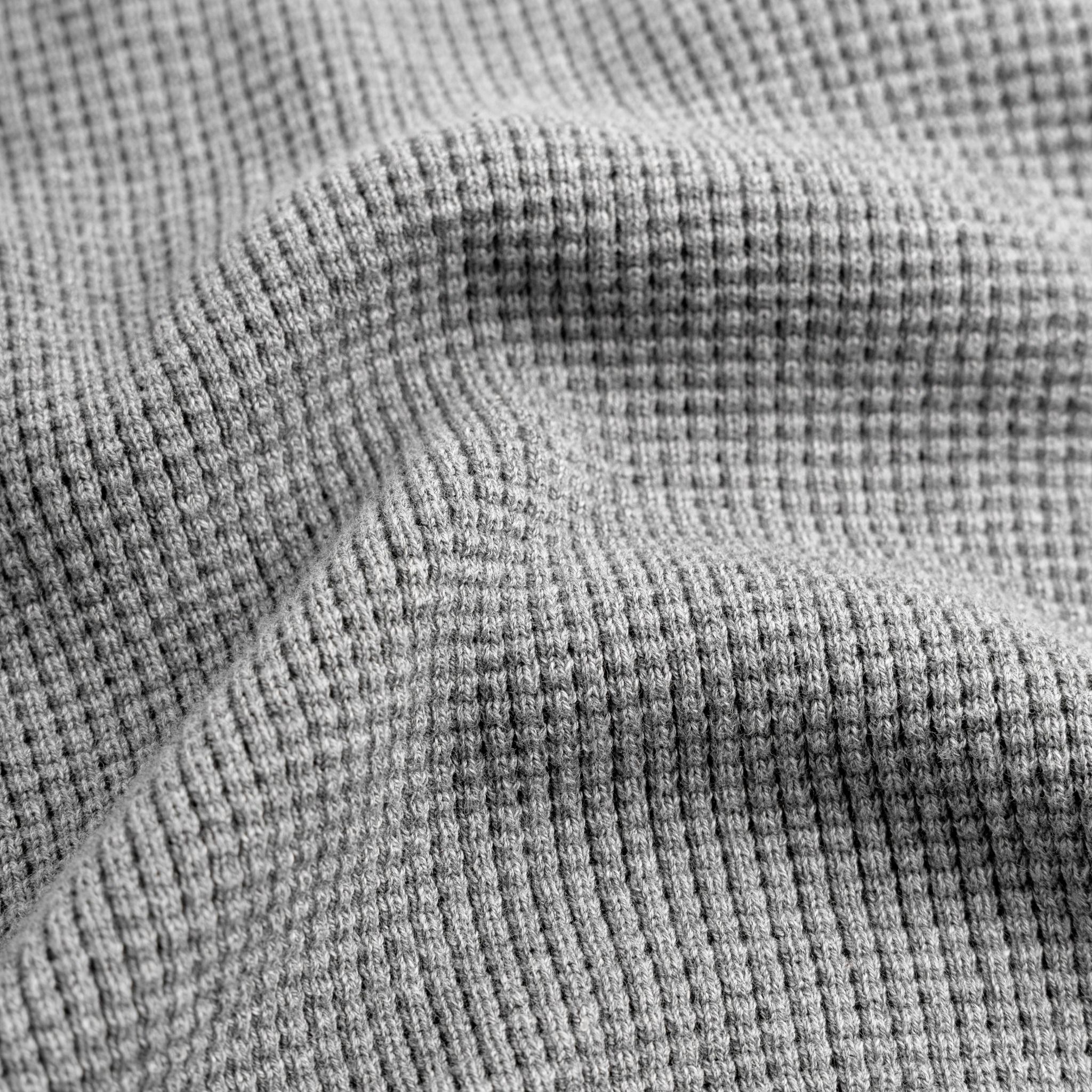 Áo Polo Dệt Kim By Cotton Waffle Xám