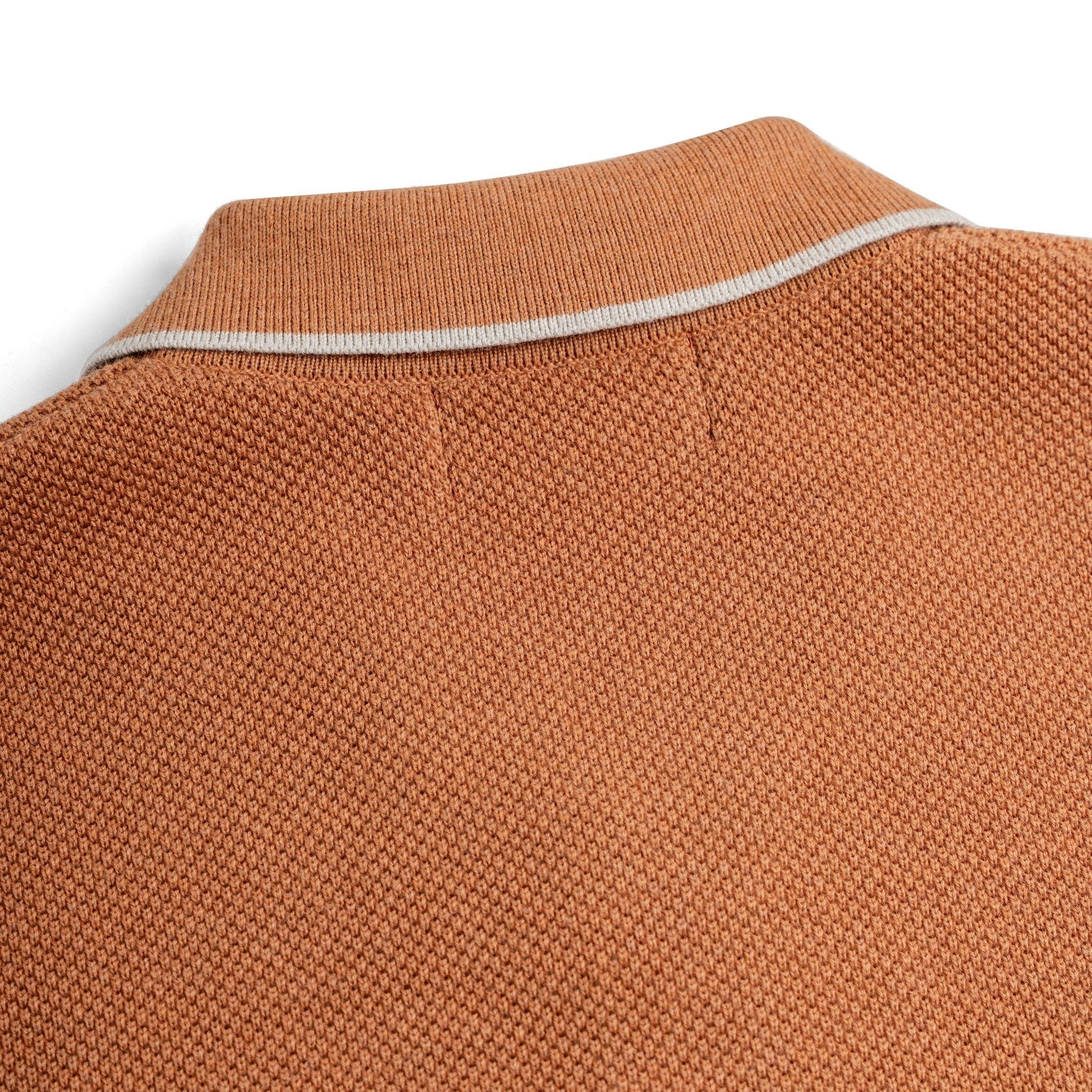 Áo Polo Nam Dệt Kim By Cotton Melange C.gạch SS2