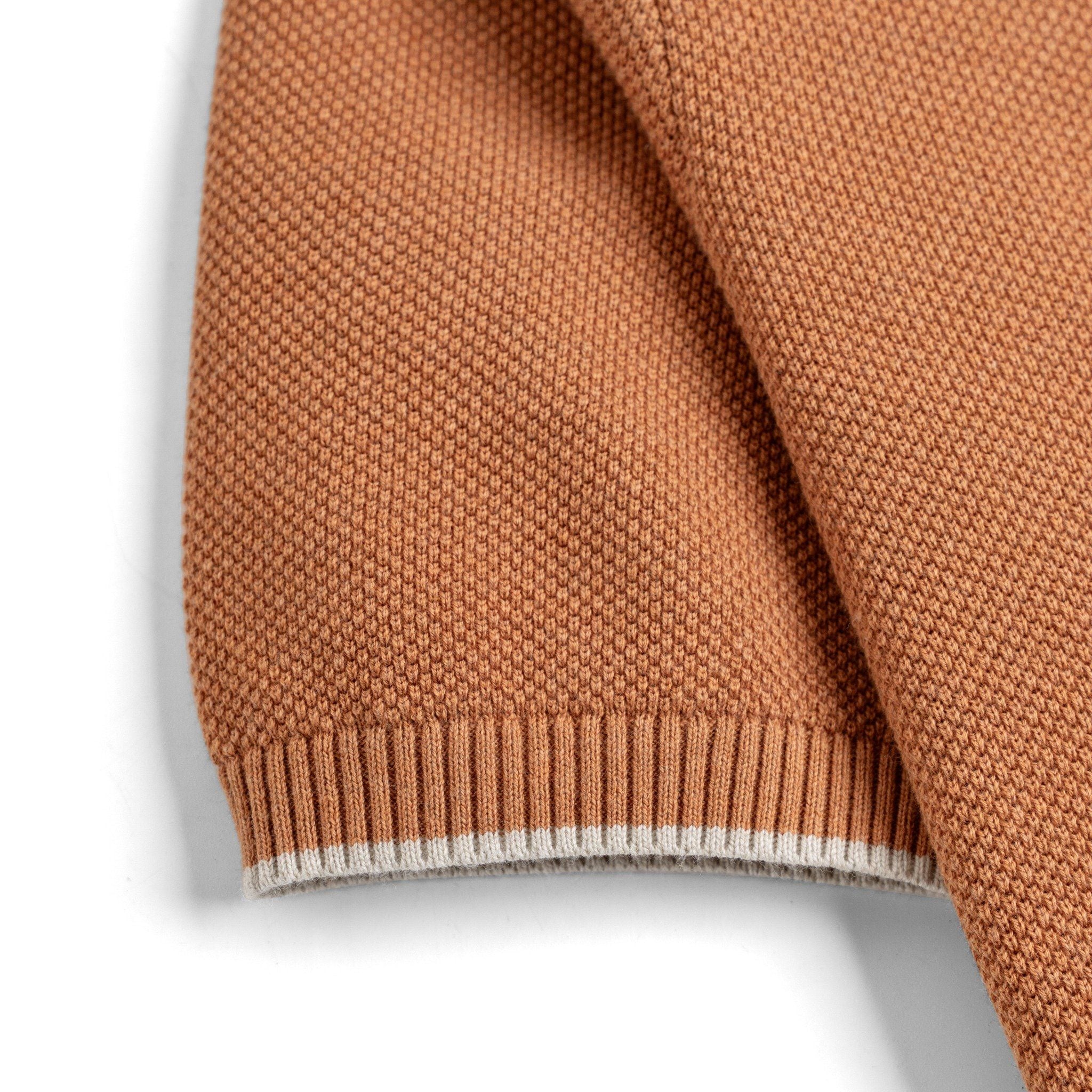 Áo Polo Nam Dệt Kim By Cotton Melange C.gạch SS2