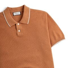 Áo Polo Nam Dệt Kim By Cotton Melange C.gạch SS2
