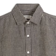 Áo Sơ Mi Nam By Cotton Linen Caro Đen