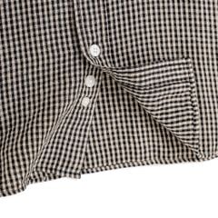 Áo Sơ Mi Nam By Cotton Linen Caro Đen