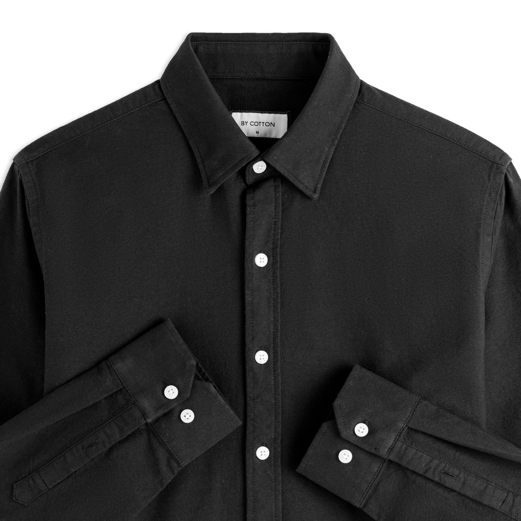 Áo Sơ Mi Nam By Cotton Oxford Đen