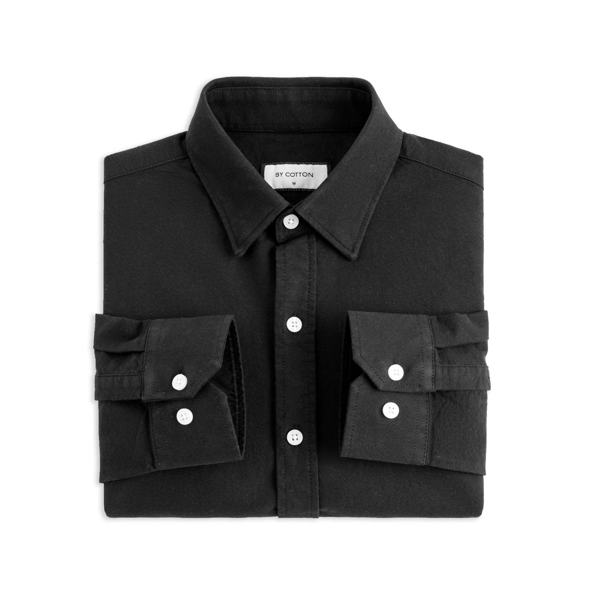 Áo Sơ Mi Nam By Cotton Oxford Đen