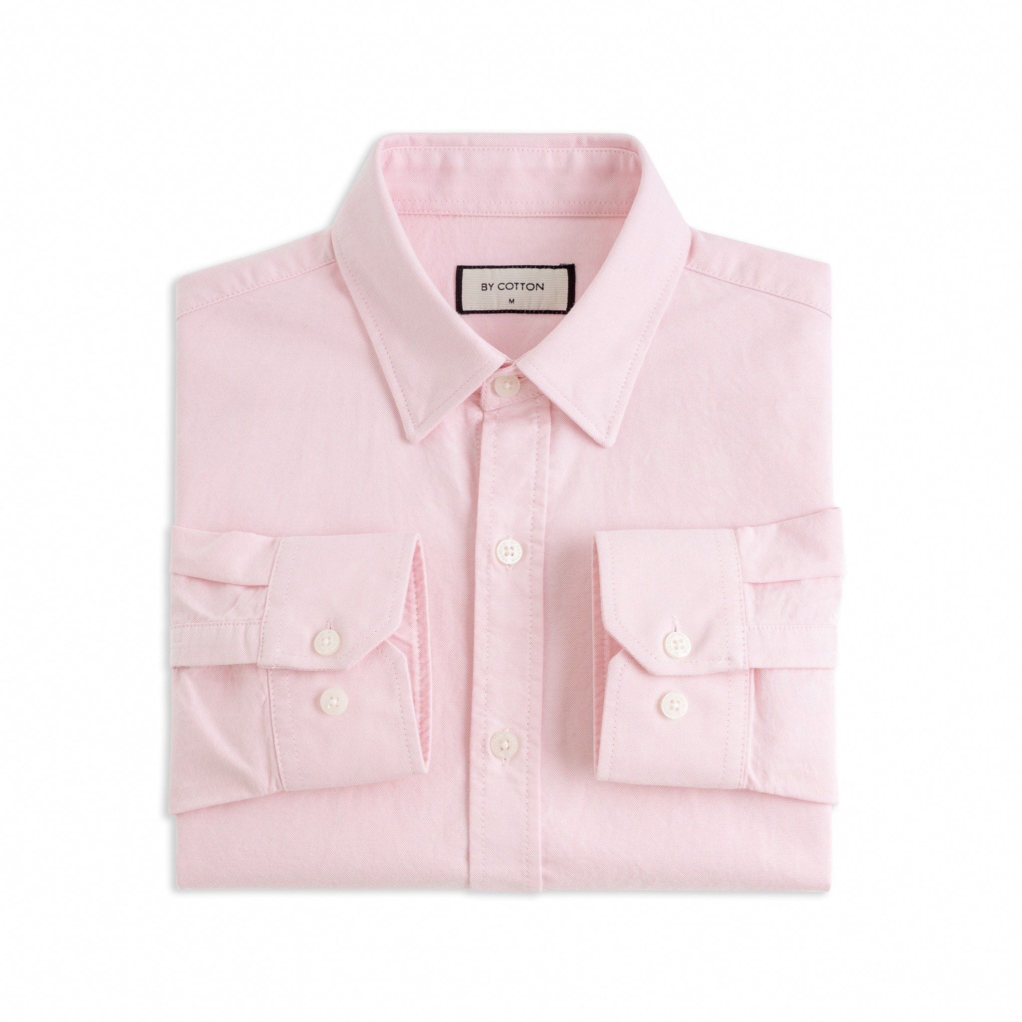 Áo Sơ Mi Nam By Cotton Oxford Hồng
