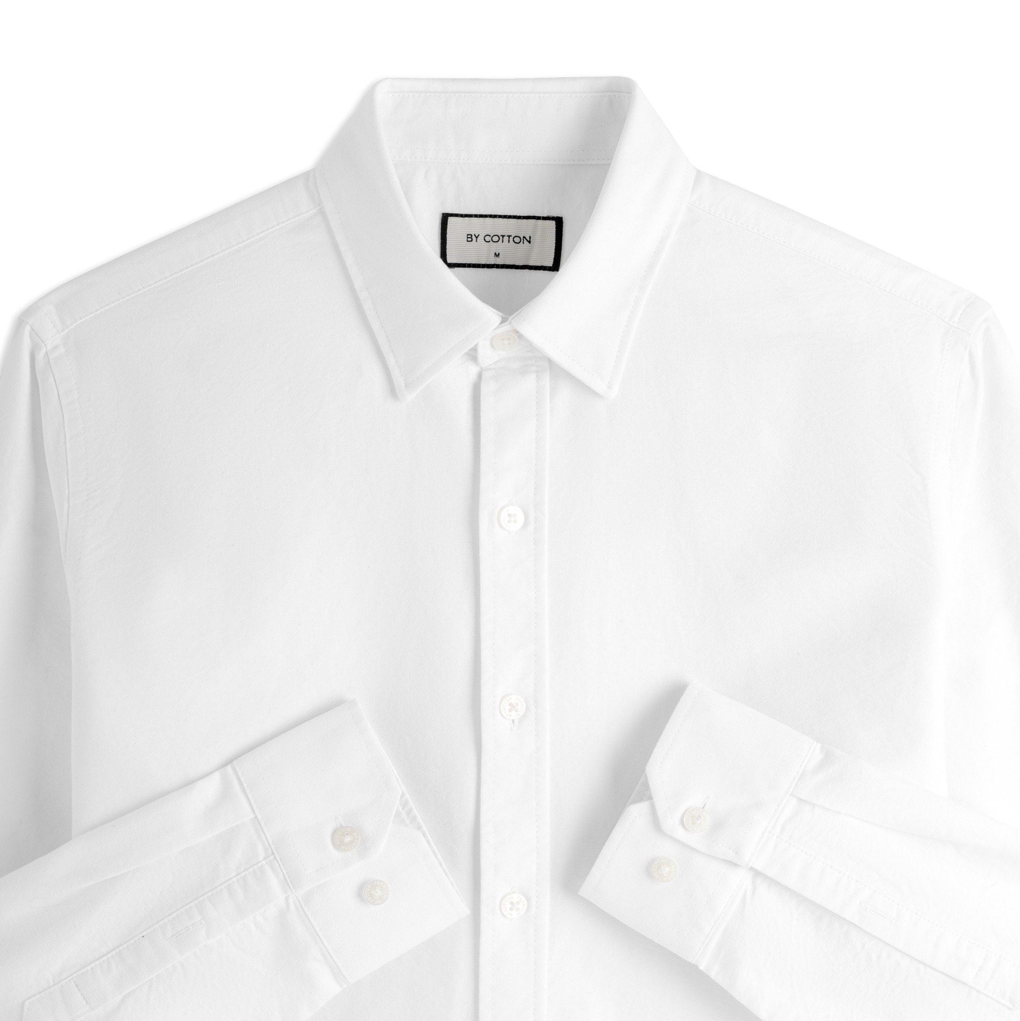 Áo Sơ Mi Nam By Cotton Oxford Trắng