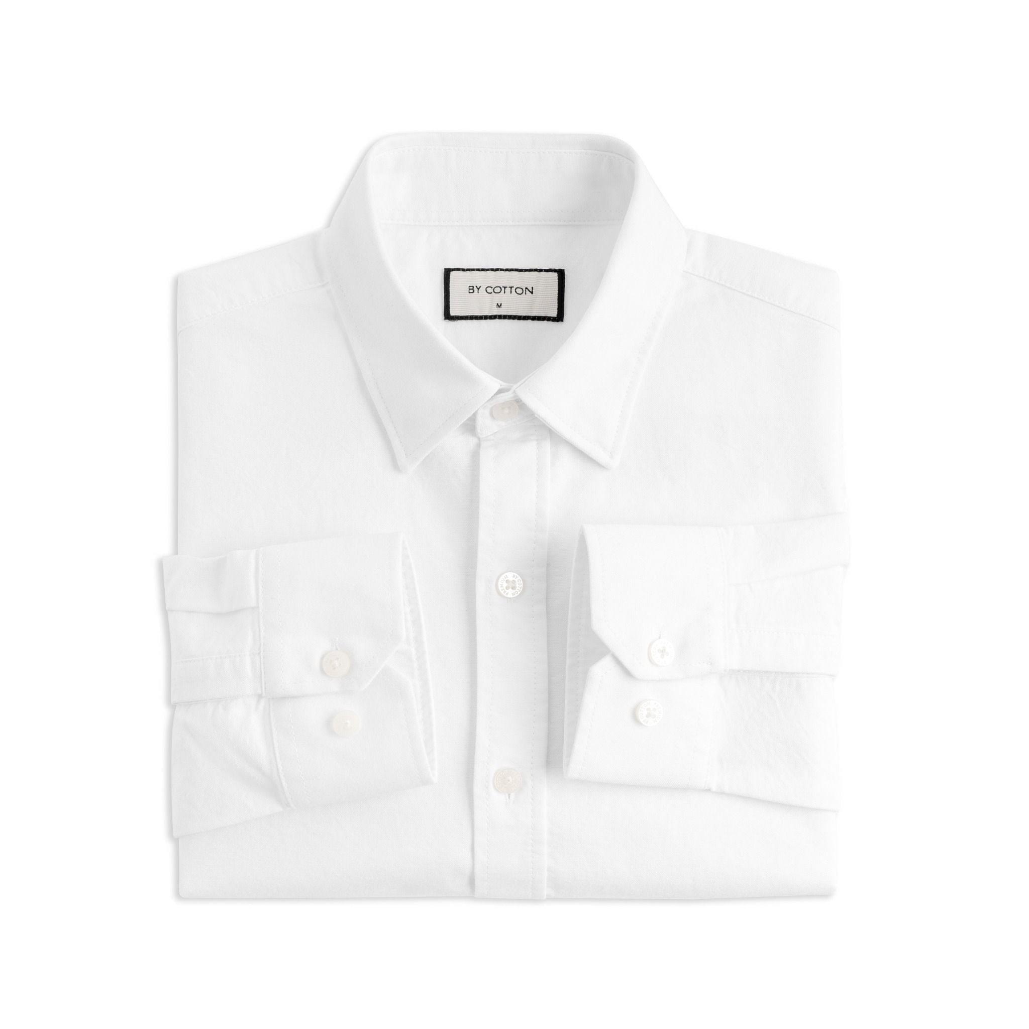 Áo Sơ Mi Nam By Cotton Oxford Trắng