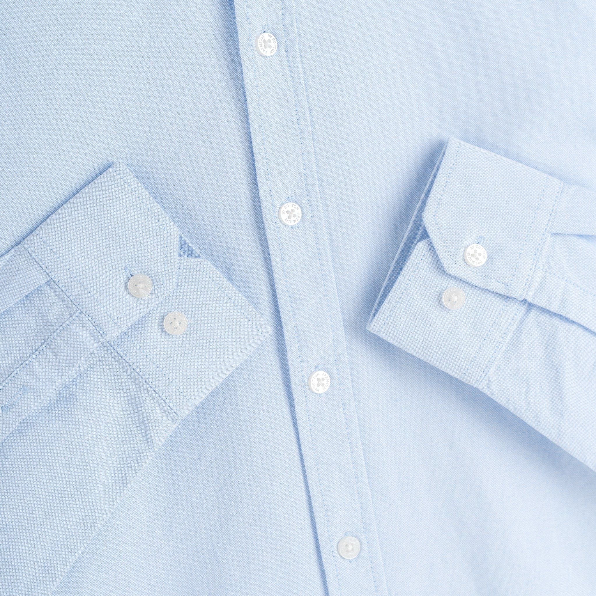 Áo Sơ Mi Nam By Cotton Oxford Xanh Nhạt