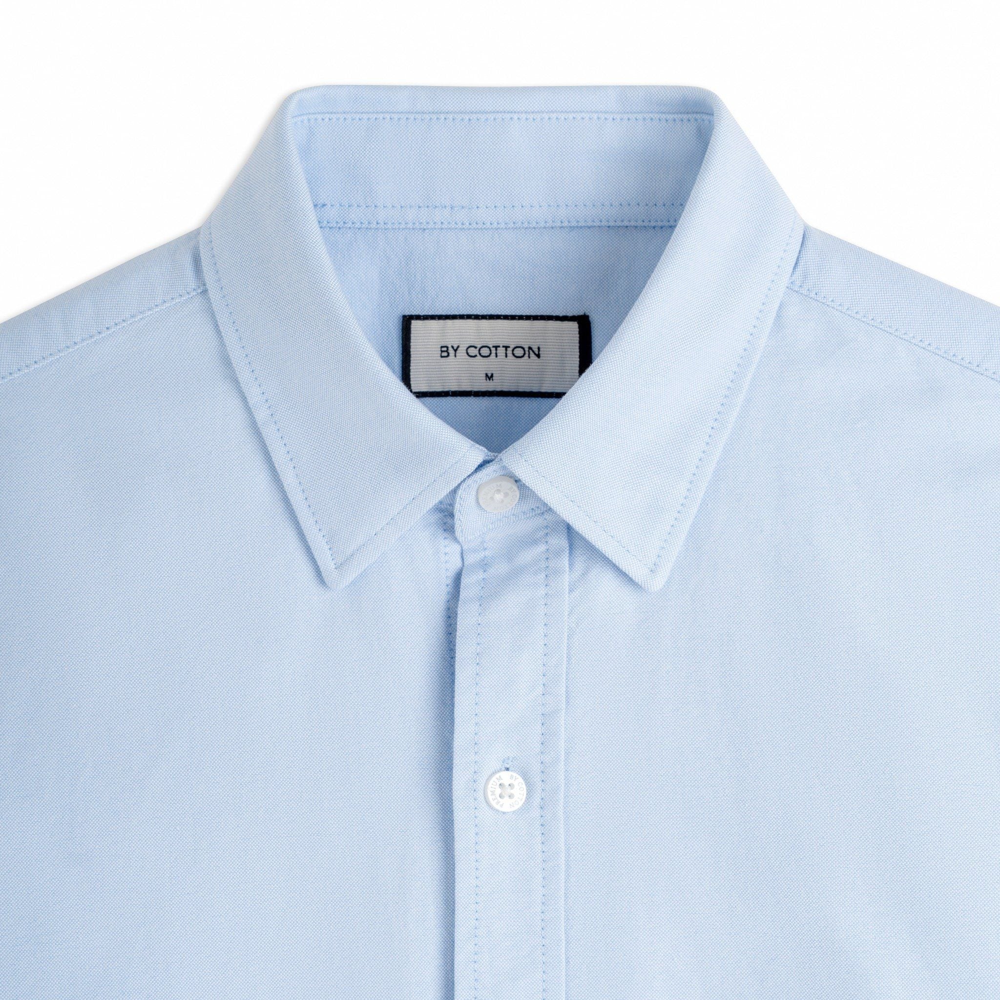 Áo Sơ Mi Nam By Cotton Oxford Xanh Nhạt