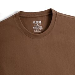 Áo Thun Cổ Tròn Form Slimfit - Màu Nâu