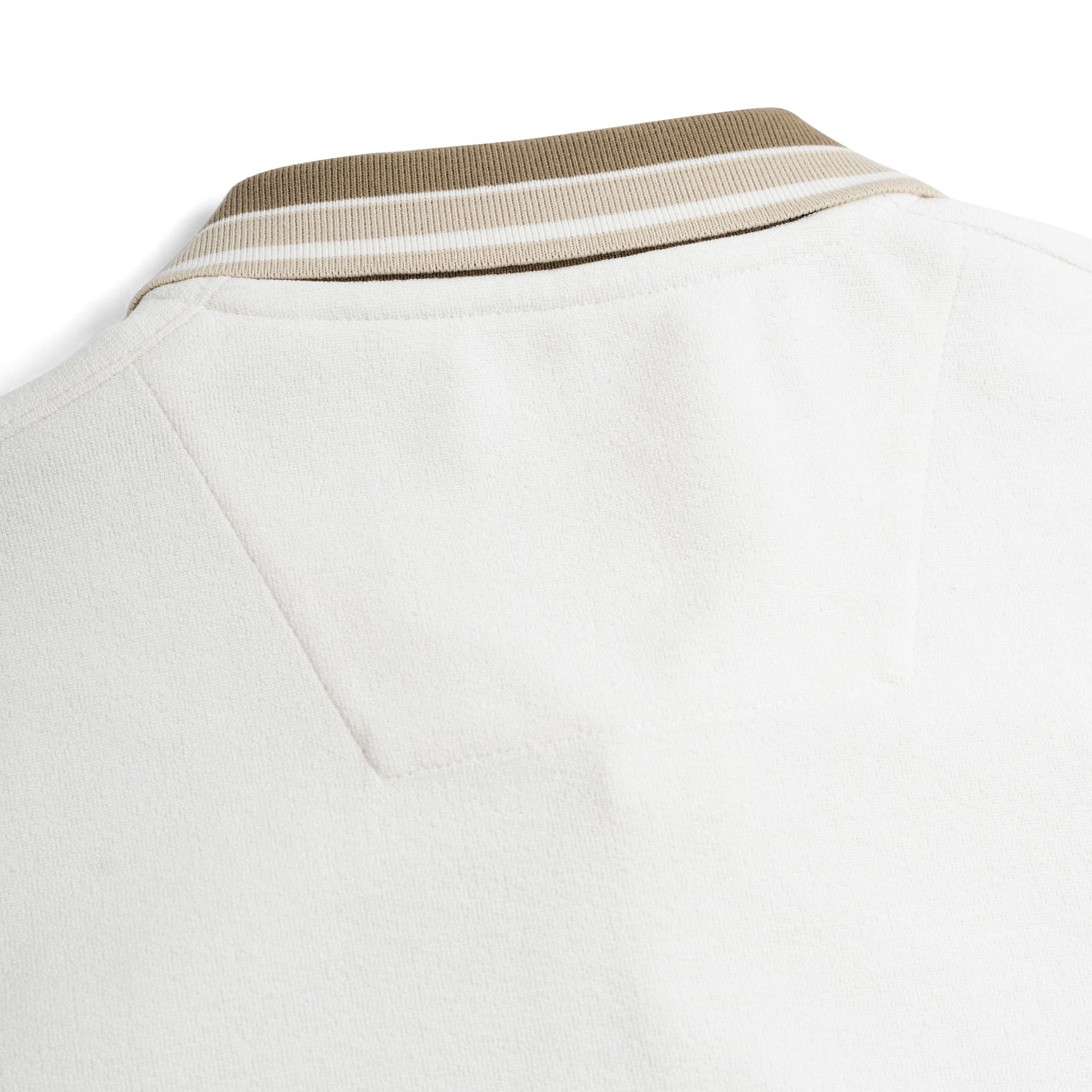 Áo Thun Polo By Cotton 2Layer Kem Phối Bo