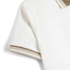 Áo Thun Polo By Cotton 2Layer Kem Phối Bo