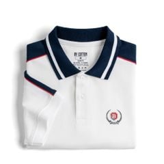 Áo Thun Polo By Cotton Phối Vai In B